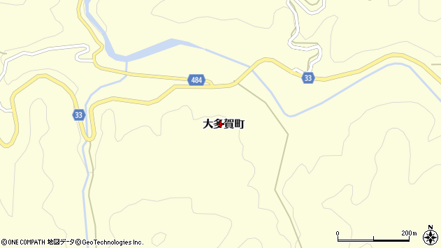 〒444-2603 愛知県豊田市大多賀町の地図