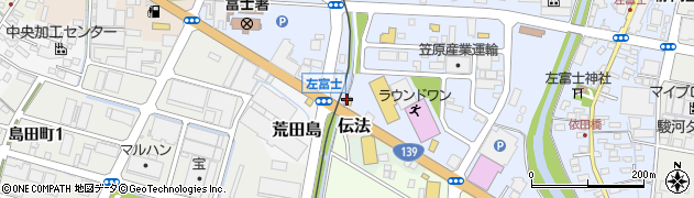 松屋 富士ラウンドワン店周辺の地図