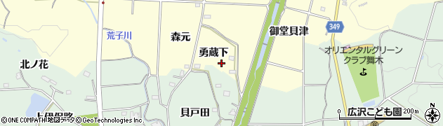 愛知県豊田市加納町（勇蔵下）周辺の地図