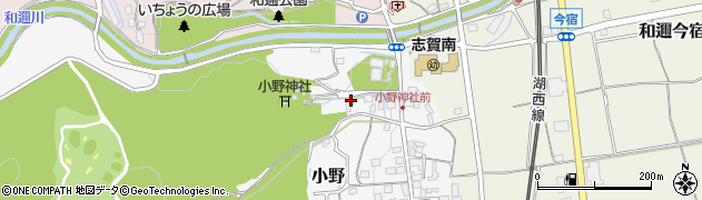 滋賀県大津市小野2014周辺の地図
