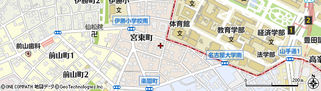 愛知県名古屋市昭和区宮東町289周辺の地図