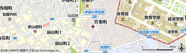 愛知県名古屋市昭和区宮東町321周辺の地図