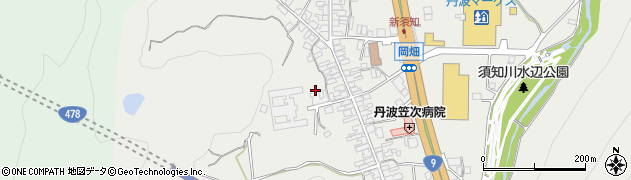 京都府京丹波町（船井郡）須知（金剛寺谷）周辺の地図