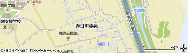 兵庫県丹波市春日町棚原1050周辺の地図
