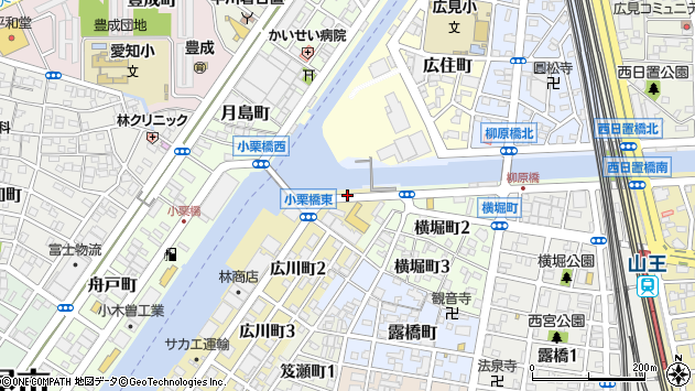 〒454-0027 愛知県名古屋市中川区広川町の地図