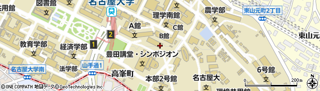 愛知県名古屋市千種区仁座町周辺の地図