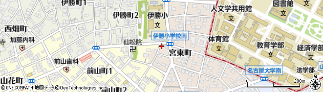 愛知県名古屋市昭和区宮東町1周辺の地図
