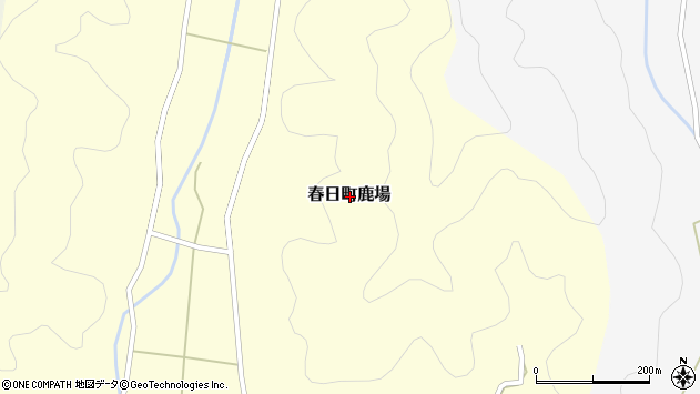 〒669-4253 兵庫県丹波市春日町鹿場の地図