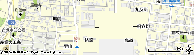 愛知県名古屋市中村区岩塚町杁脇周辺の地図