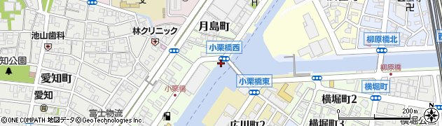 愛知県名古屋市中川区中川運河周辺の地図
