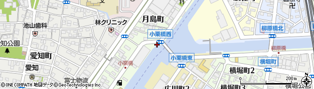 愛知県名古屋市中川区中川運河北幹線周辺の地図
