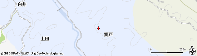 愛知県豊田市大河原町郷戸周辺の地図