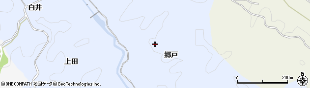 愛知県豊田市大河原町（郷戸）周辺の地図