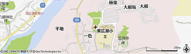 広沢寺周辺の地図