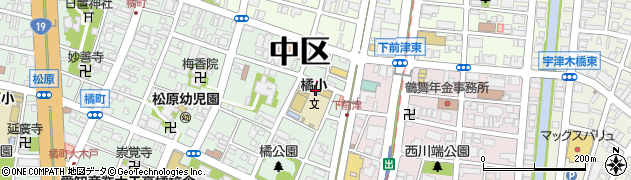 名古屋市立橘小学校周辺の地図