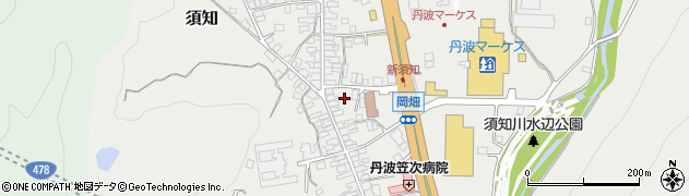 京都府船井郡京丹波町須知周辺の地図
