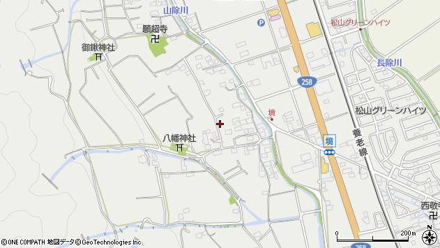 〒503-0534 岐阜県海津市南濃町境の地図