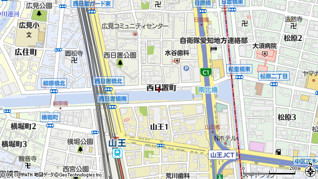 〒454-0005 愛知県名古屋市中川区西日置町の地図