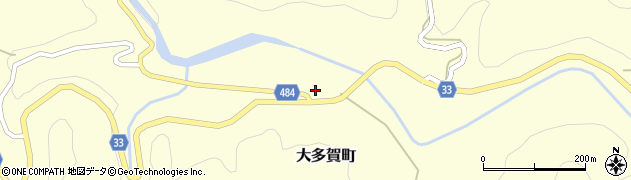 愛知県豊田市大多賀町八子27周辺の地図