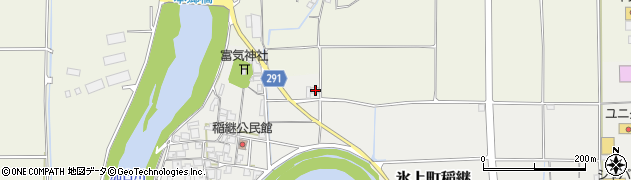 兵庫県丹波市氷上町稲継13周辺の地図