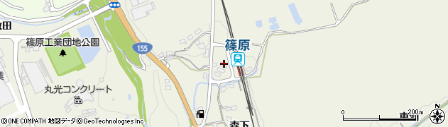 愛知県豊田市篠原町（砂ケ入）周辺の地図