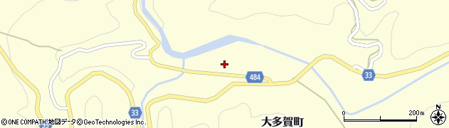 愛知県豊田市大多賀町八子23周辺の地図