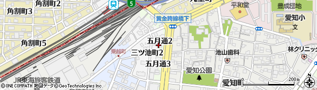 フィットイージー　中川店周辺の地図