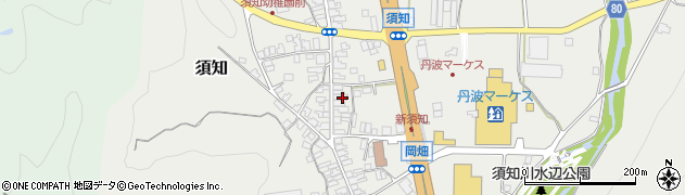 京都府船井郡京丹波町須知鍋倉周辺の地図
