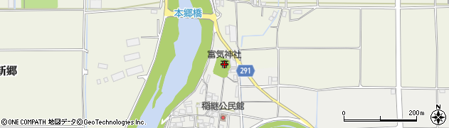 富気神社周辺の地図
