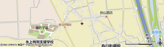 兵庫県丹波市春日町棚原1608周辺の地図