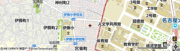 愛知県名古屋市昭和区宮東町60周辺の地図