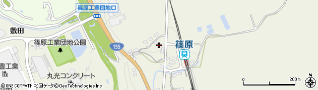 愛知県豊田市篠原町徳間周辺の地図