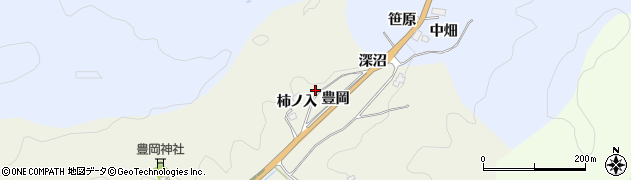 愛知県豊田市富岡町深沼周辺の地図
