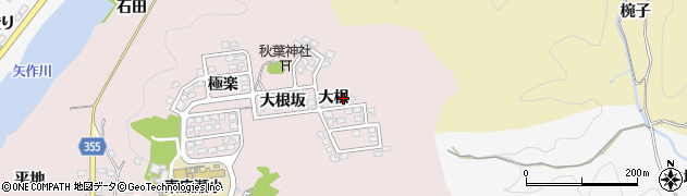 愛知県豊田市東広瀬町（大根）周辺の地図