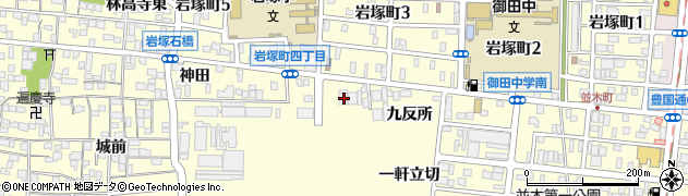 愛知県名古屋市中村区岩塚町竜子田8周辺の地図