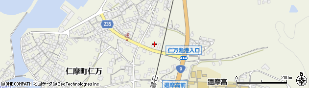 島根県大田市仁摩町仁万明神1415周辺の地図