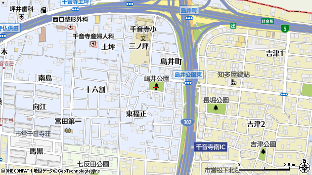 〒454-0974 愛知県名古屋市中川区島井町の地図