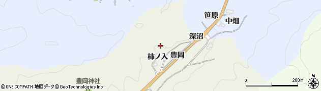 愛知県豊田市富岡町（柿ノ入）周辺の地図