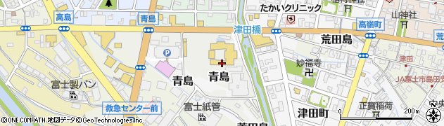 ＪＡふじ伊豆富士中央周辺の地図