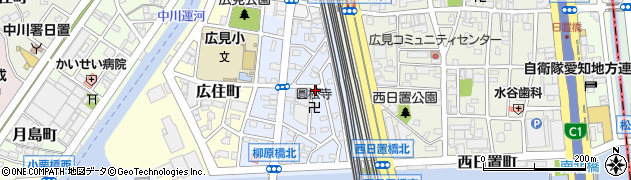 愛知県名古屋市中川区柳堀町周辺の地図