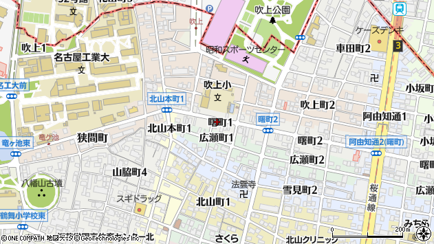〒466-0003 愛知県名古屋市昭和区曙町の地図