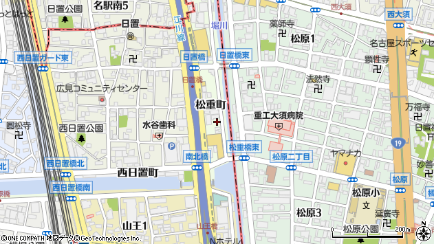 〒454-0003 愛知県名古屋市中川区松重町の地図