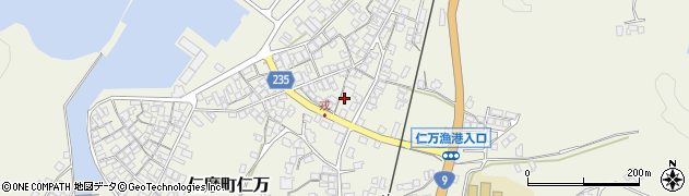島根県大田市仁摩町仁万明神1423周辺の地図