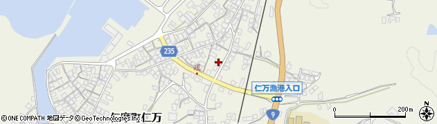 島根県大田市仁摩町仁万明神1418周辺の地図