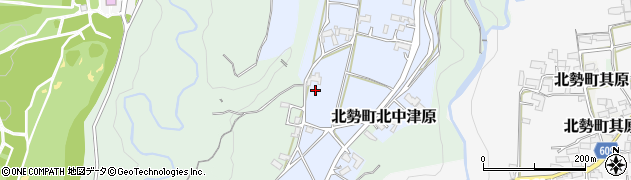 三重県いなべ市北勢町平野新田周辺の地図