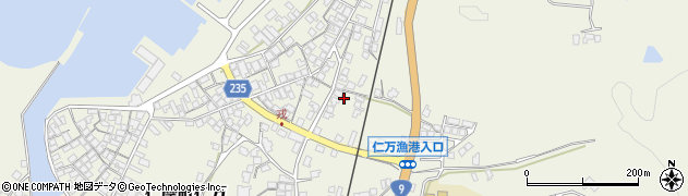 島根県大田市仁摩町仁万明神1416周辺の地図