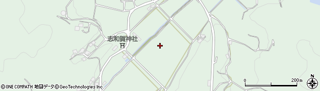 京都府南丹市日吉町志和賀周辺の地図