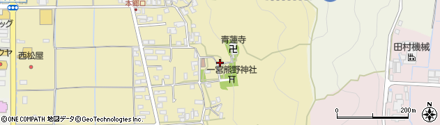 兵庫県丹波市氷上町横田周辺の地図
