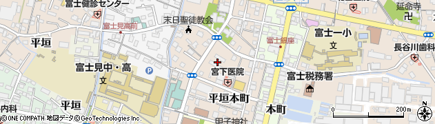 静岡県富士市平垣本町周辺の地図