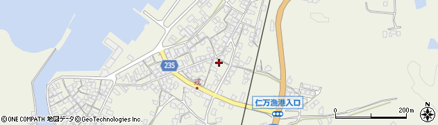 島根県大田市仁摩町仁万明神1801周辺の地図